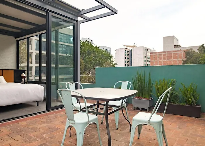 Deluxe W Private Terrace Reforma Av *